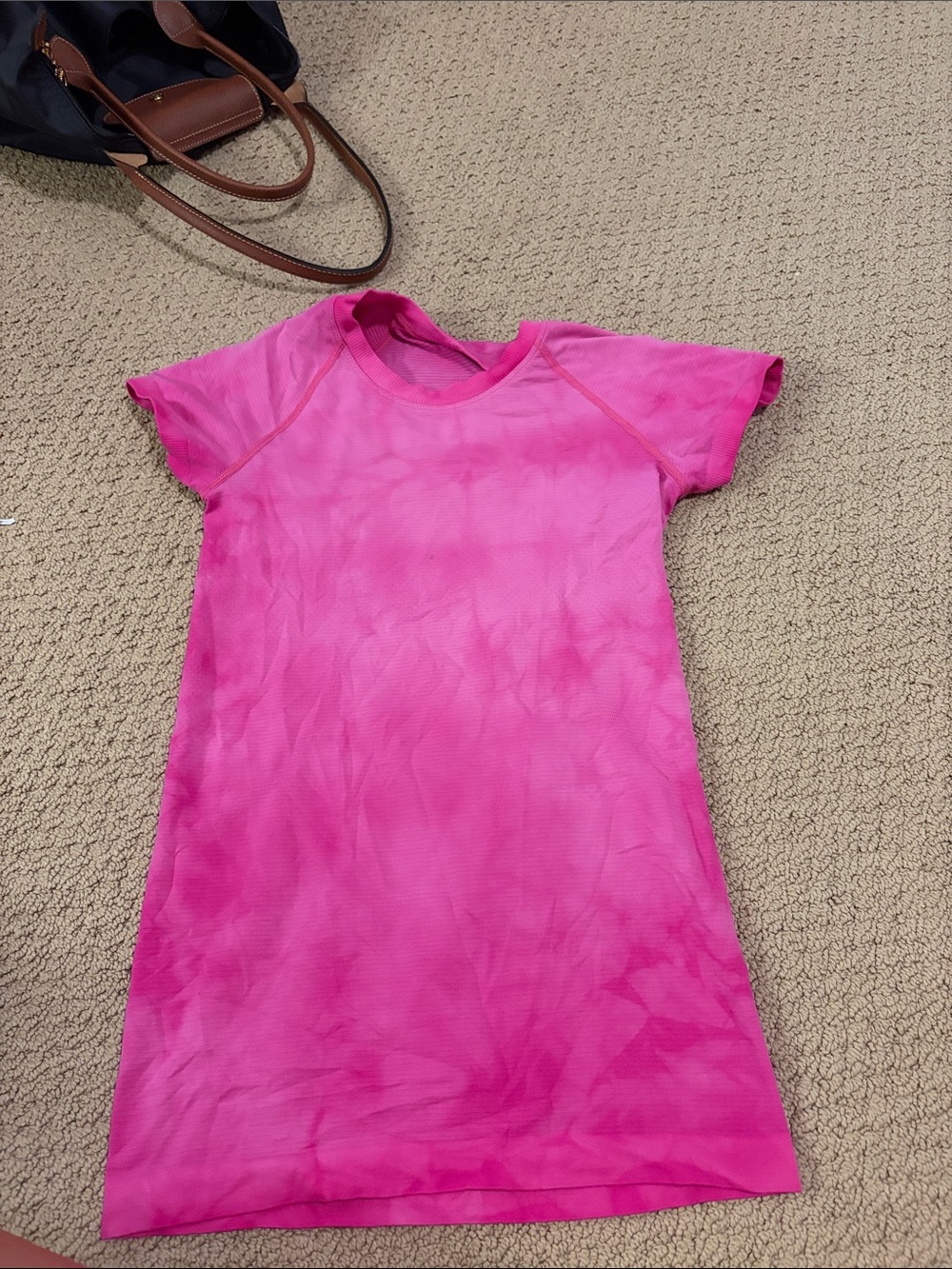 lululemon athletica Bright Pink Short-Sleeve Active Tee
